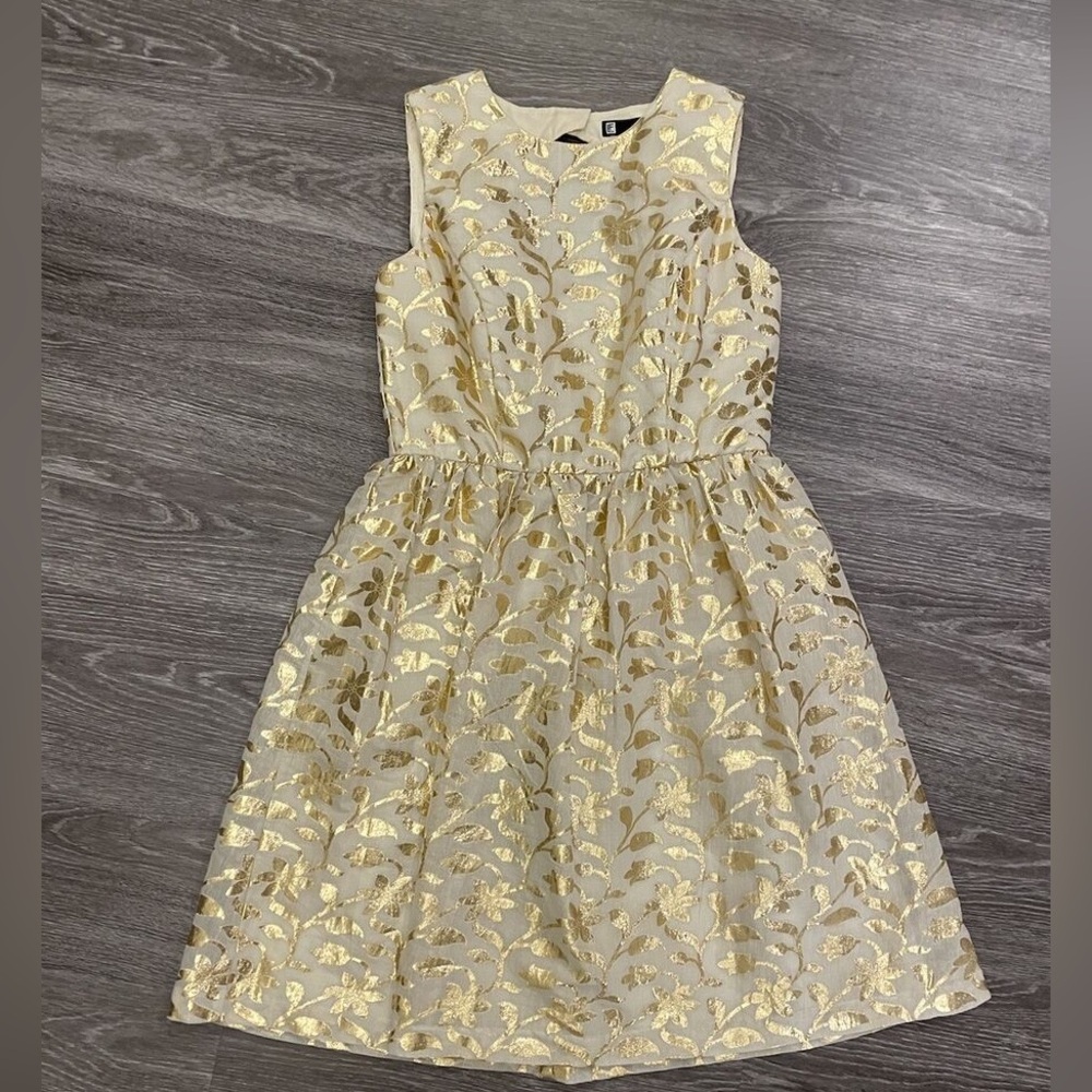 Leslie Fay dress gold